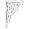 Ekena Millwork Athens Architectural Grade PVC Bracket, 5/8"W X 4"D X 6"H BKTP01X04X06AT - alternate 2